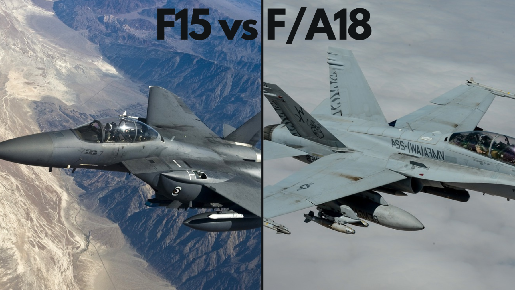 F15 vs F18 Dogfight – Difference & Comparison